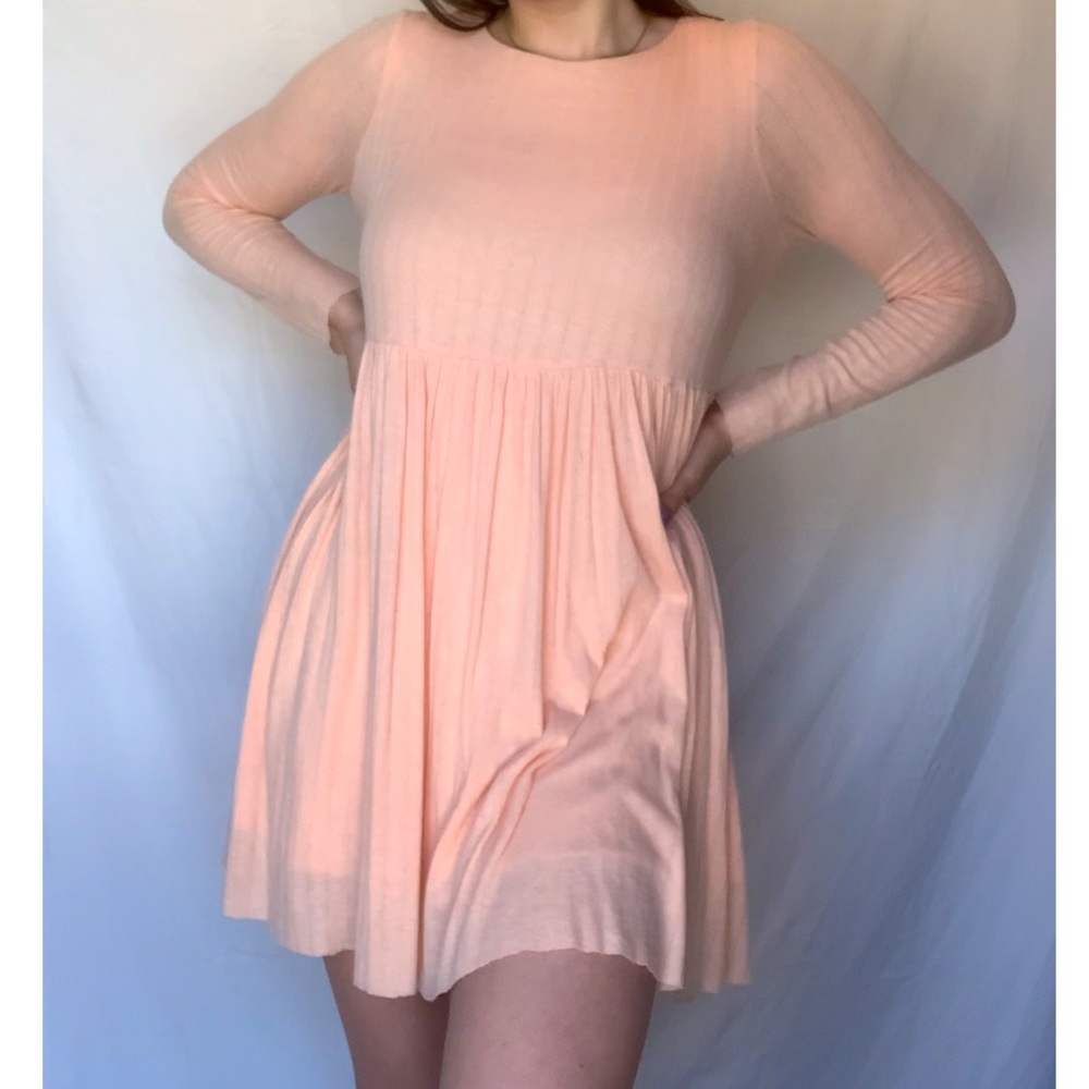 Pink babydoll dress